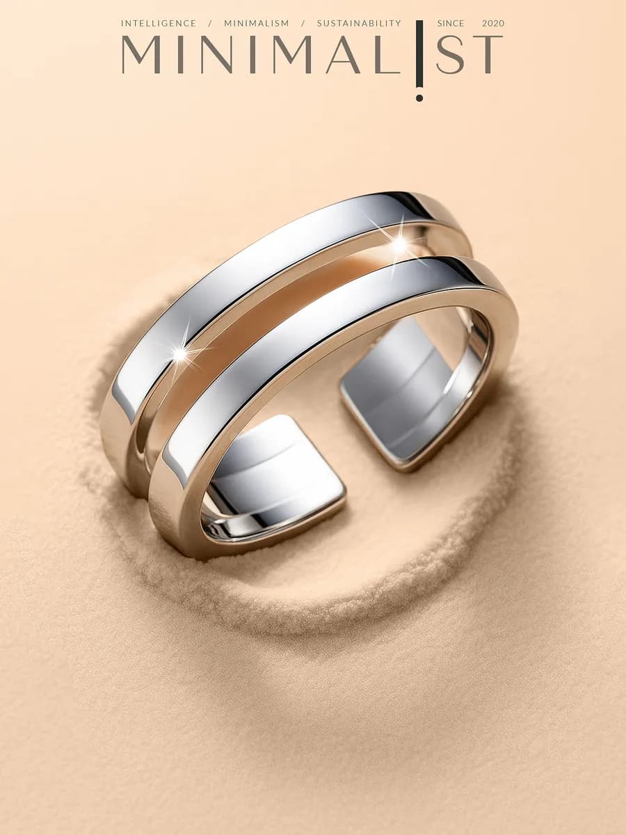 Кольцо серебро 925 на фалангу разъемное