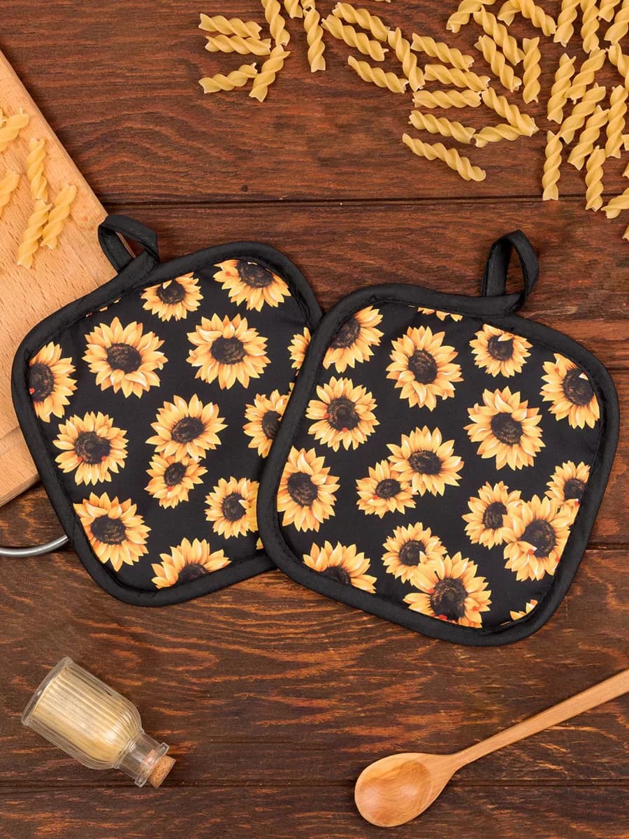 Прихватка 17х17 2 штуки для кухни для горячего подарок