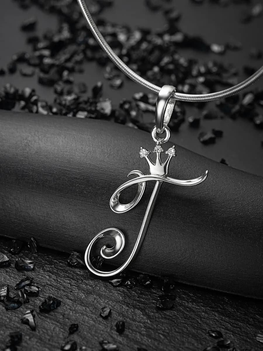 Подвеска на шею серебро 925 с буквой Г серебряная