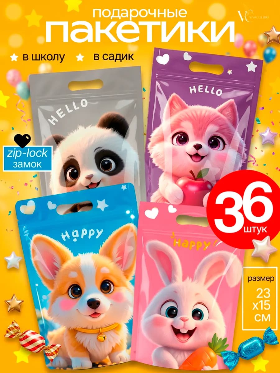 Пакетики для сладостей в детский сад