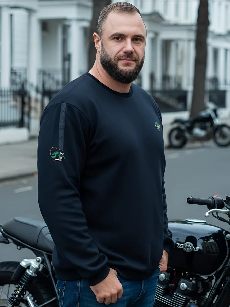 Джемпер модный стильный хлопок большемерит