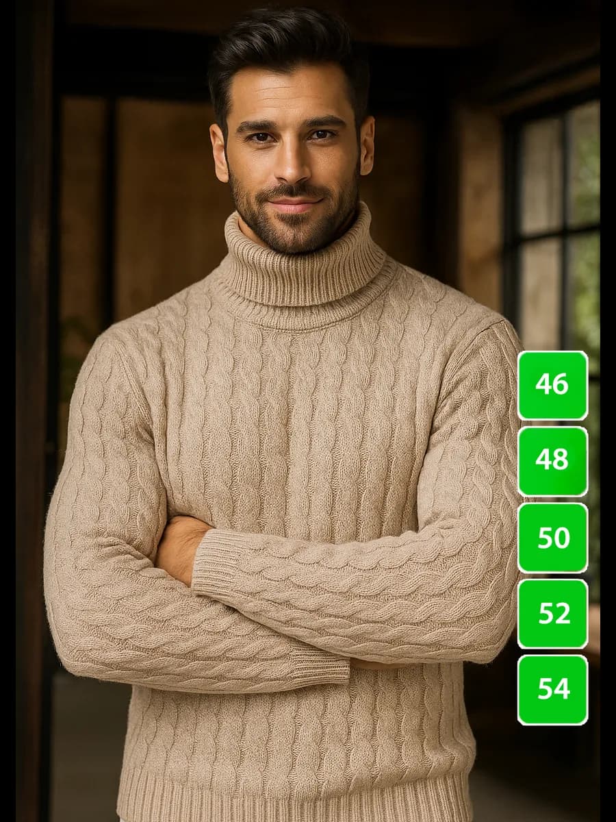 Свитер с горлом