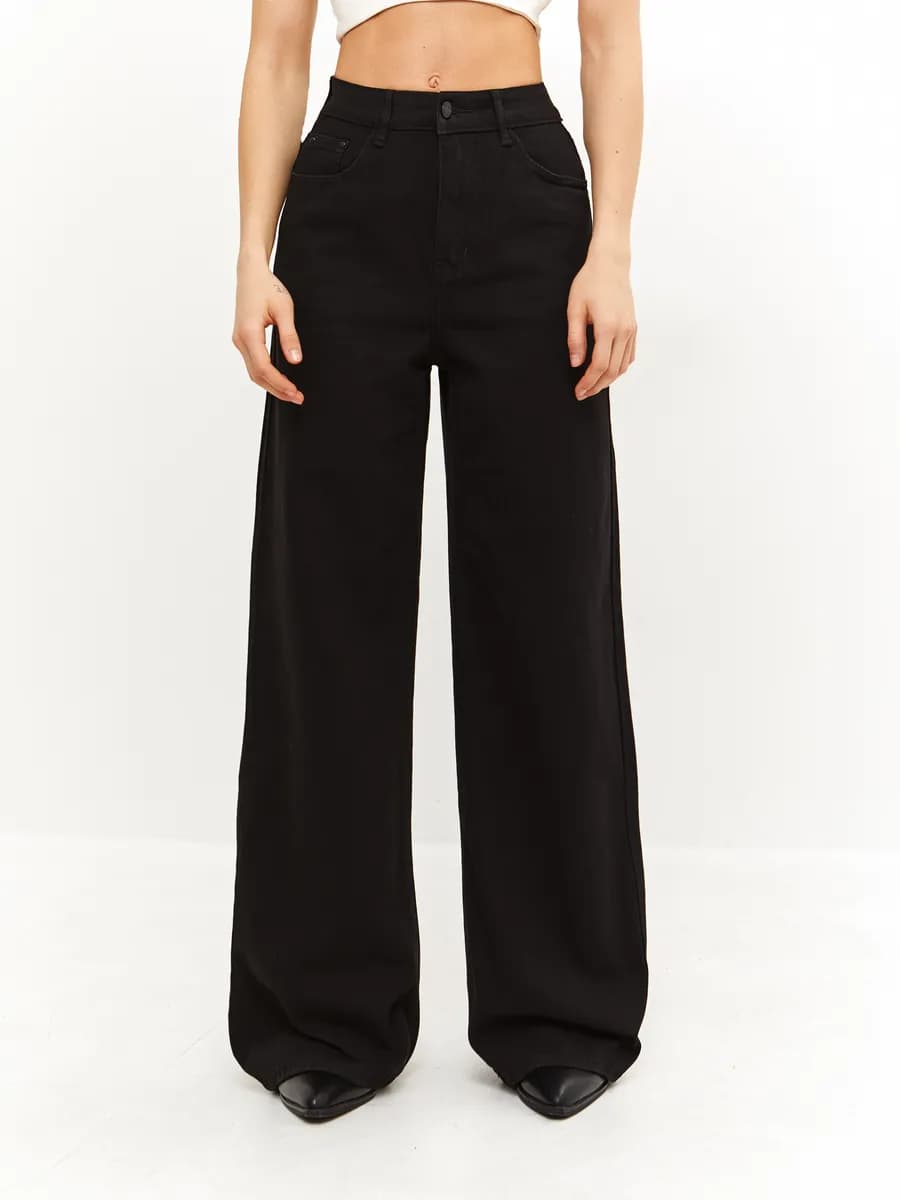 Джинсы широкие прямые палаццо трубы