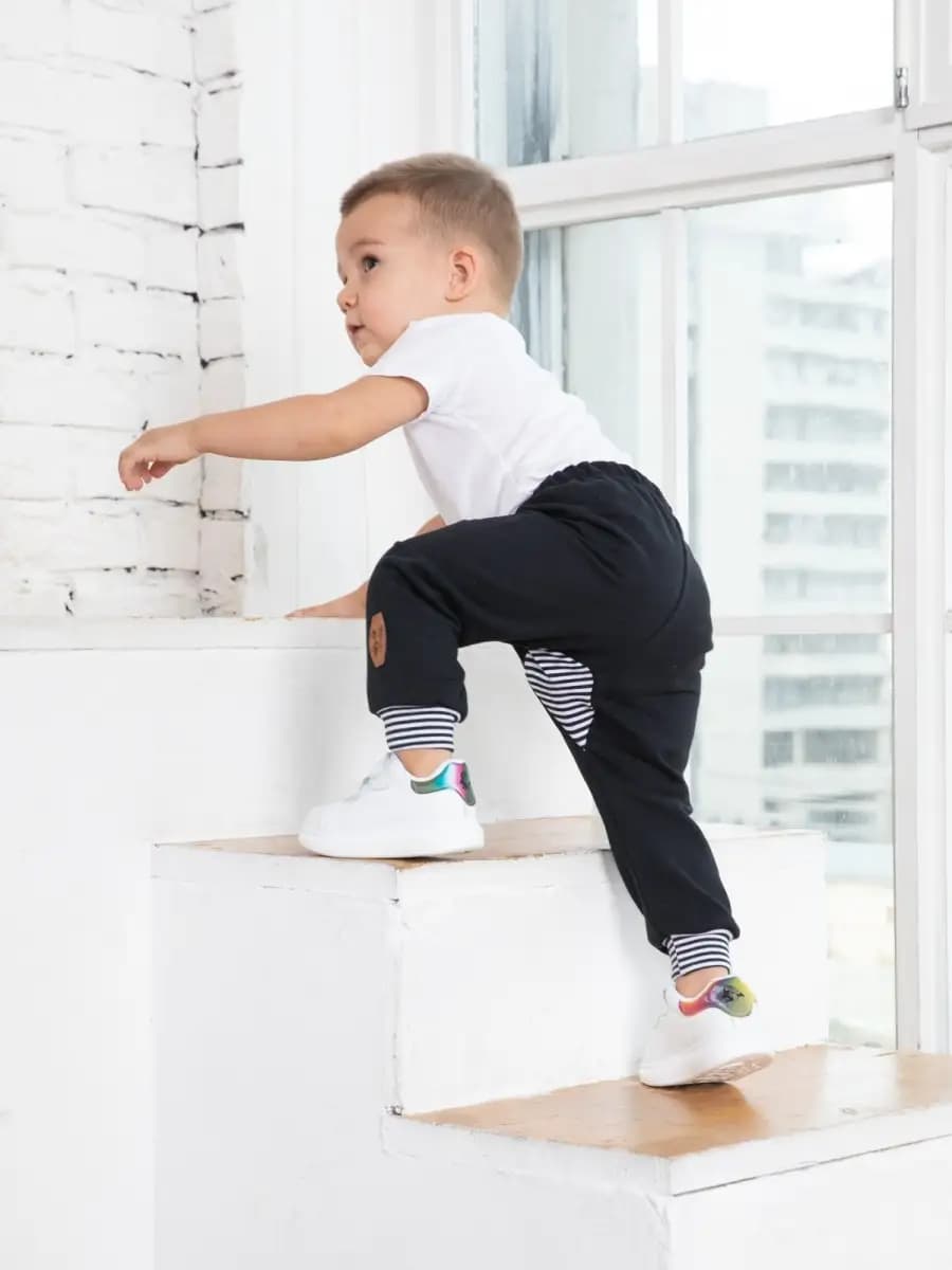 Штанишки для новорожденных футер - фото 1