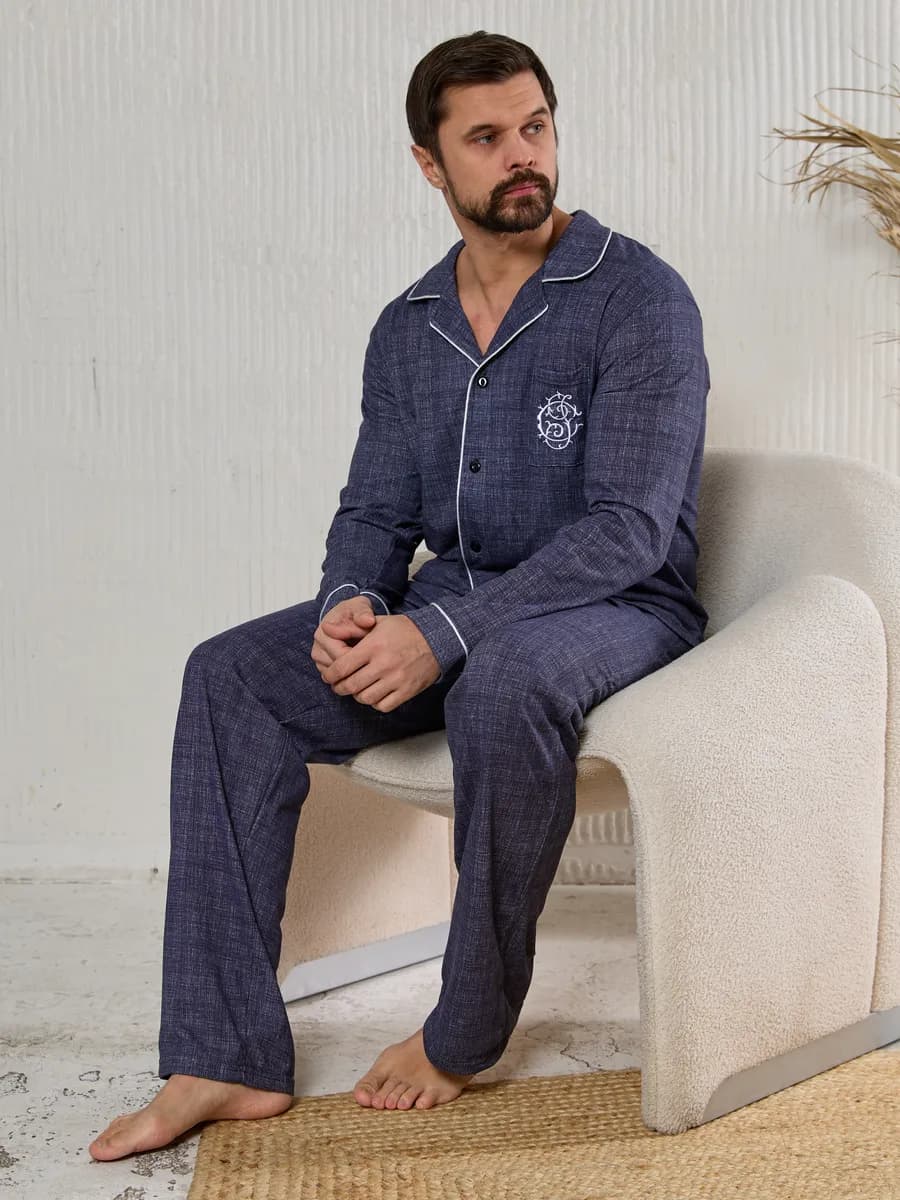 Пижама со штанами классическая