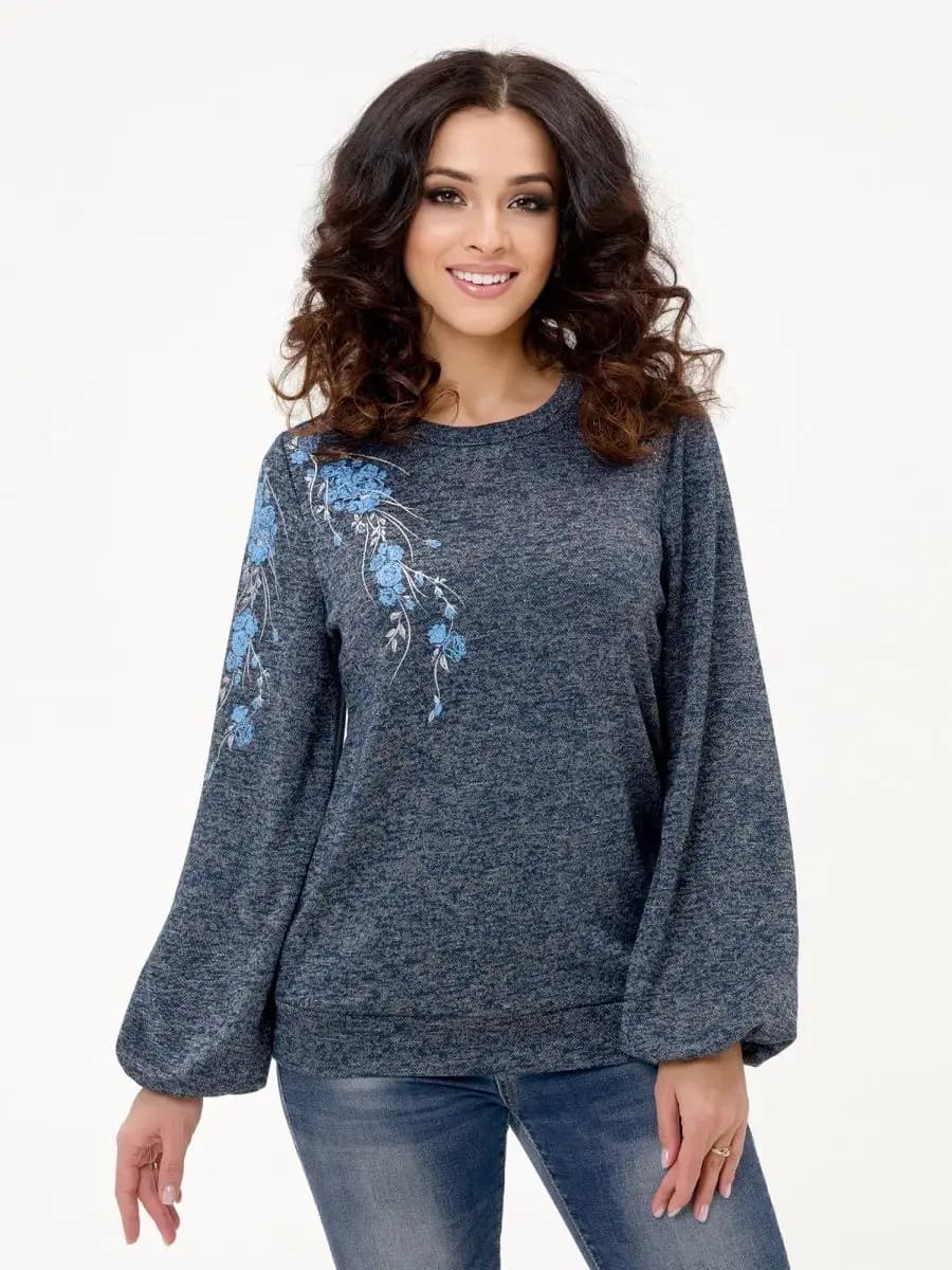 Джемпер офисный теплый