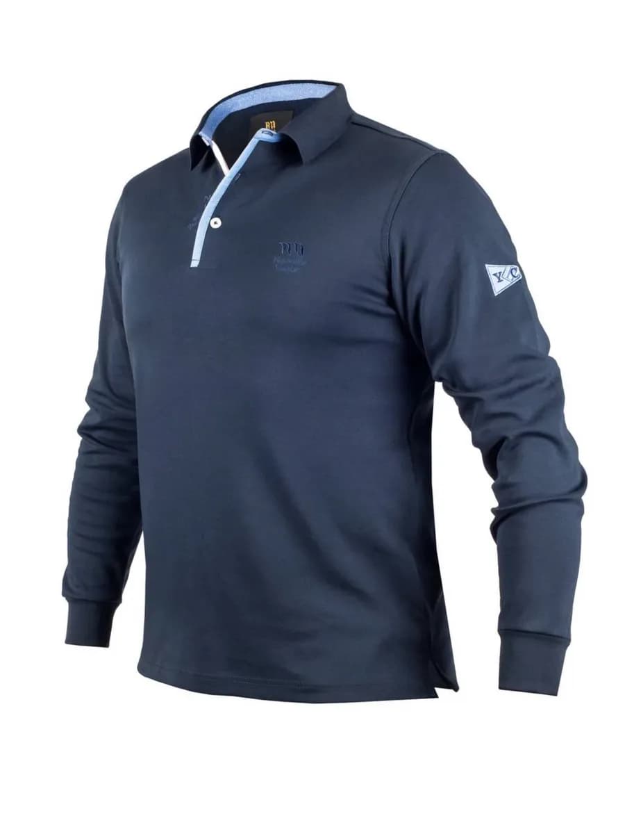 Лонгслив мужской, поло с длинным рукавом хлопок Турция