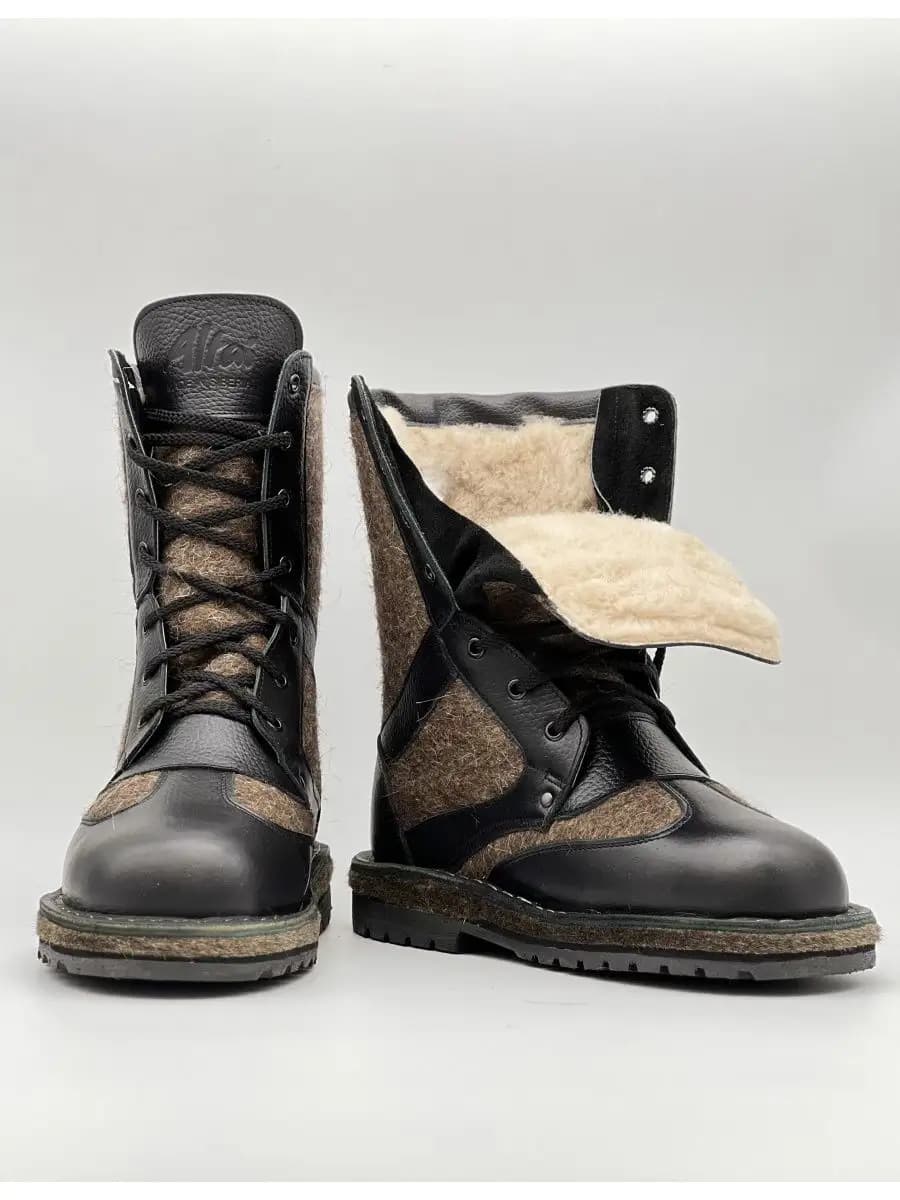 Ботинки войлочные мужские - фото 1