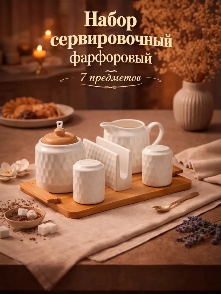 Набор для сервировки стола, 7 предметов