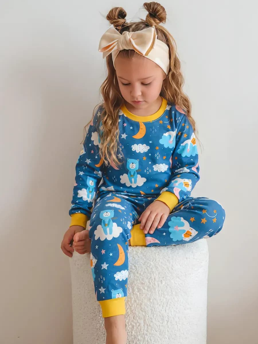 Пижама для девочки и мальчика со штанами