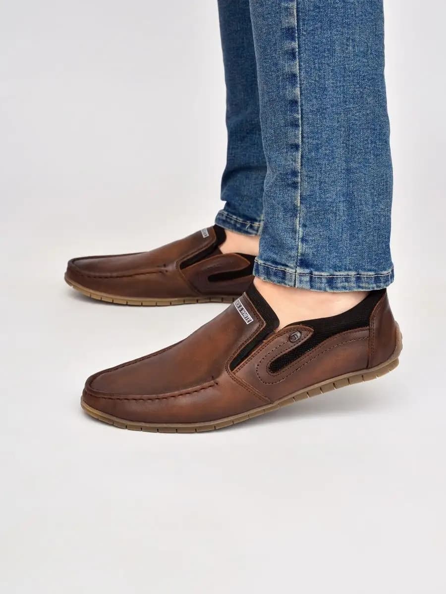 Мокасины из натуральной кожи