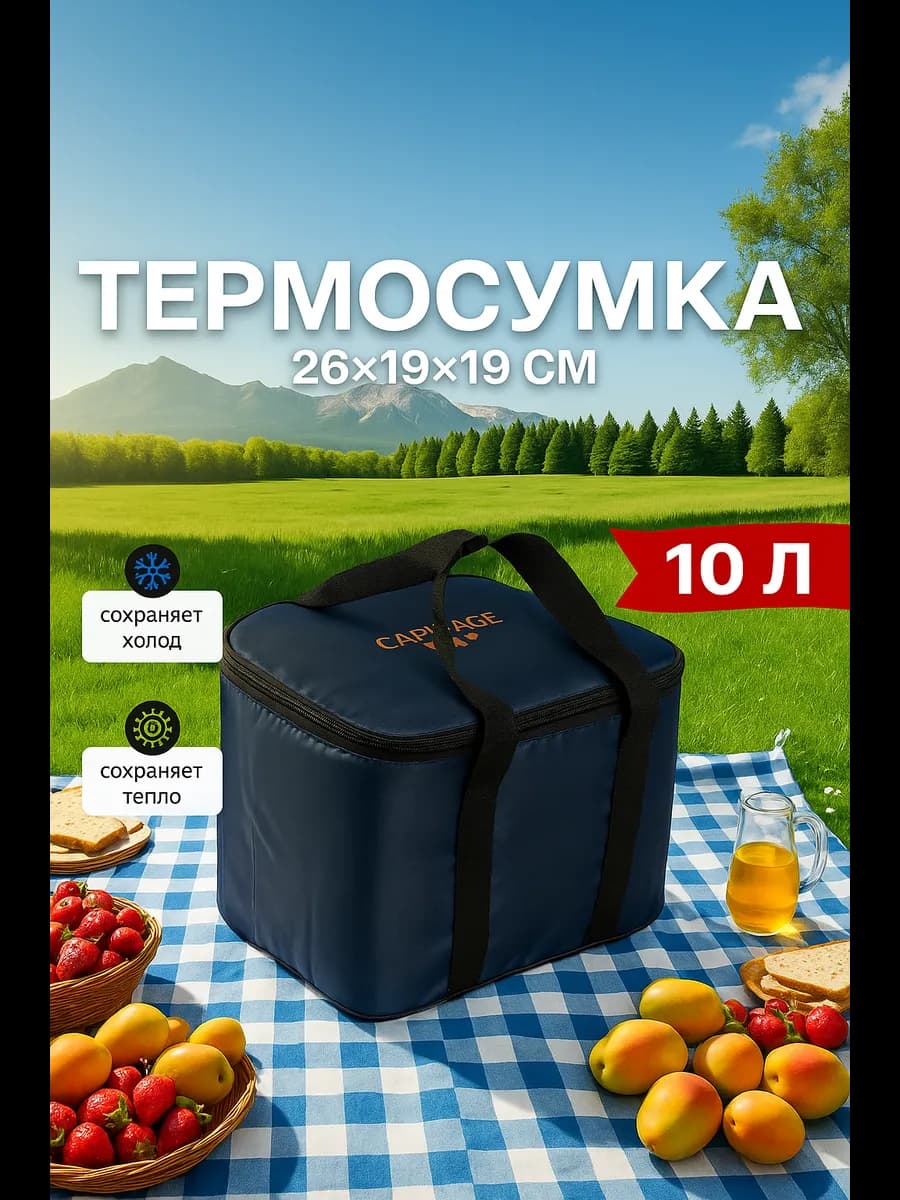 Термосумка автомобильная, 10 литров