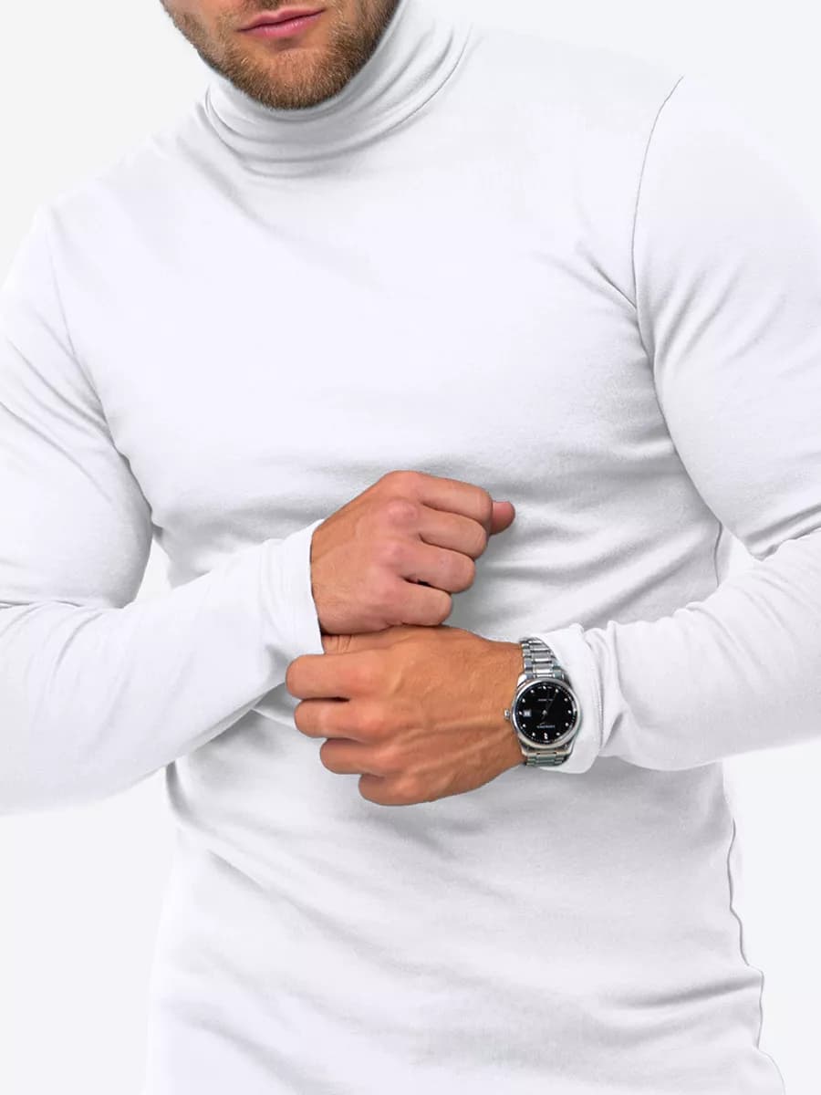 Водолазка базовая хлопковая