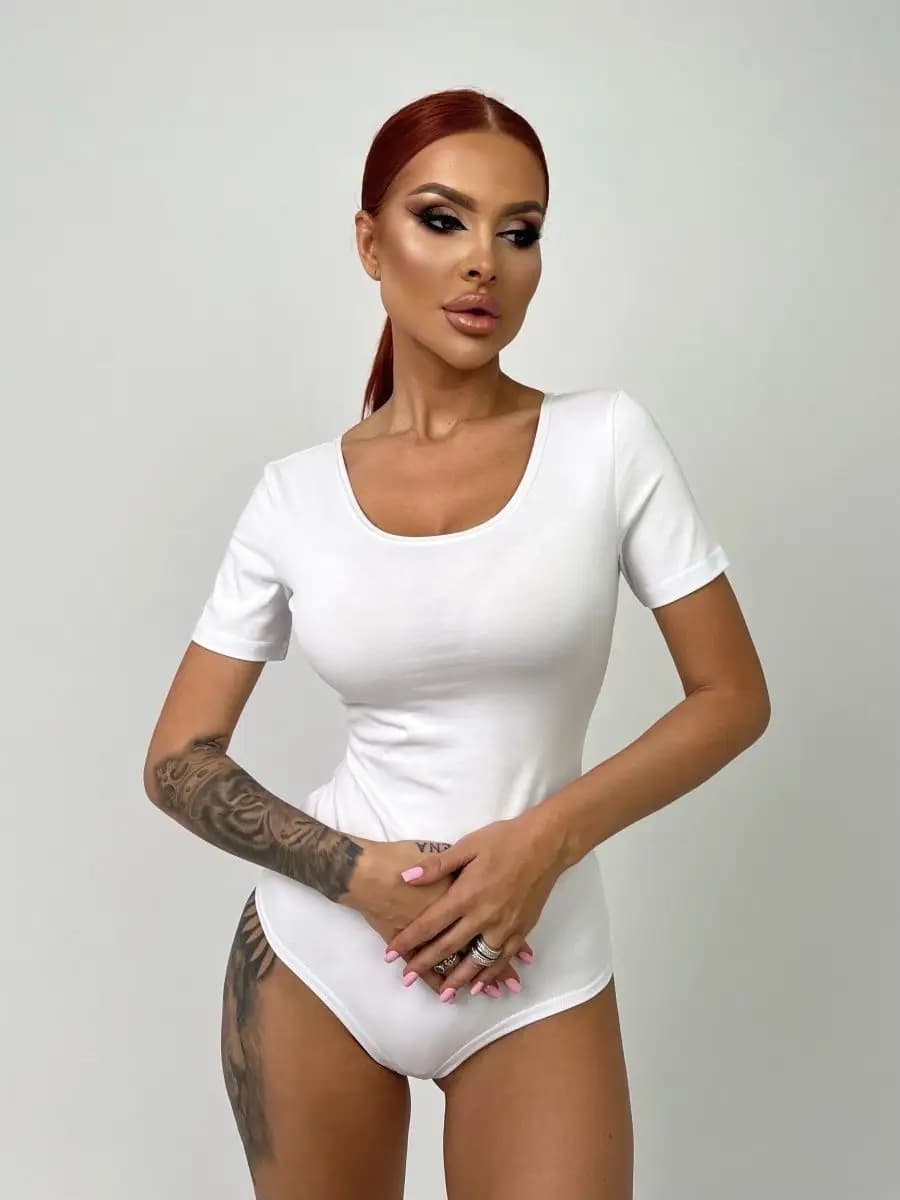 Боди женское с коротким рукавом