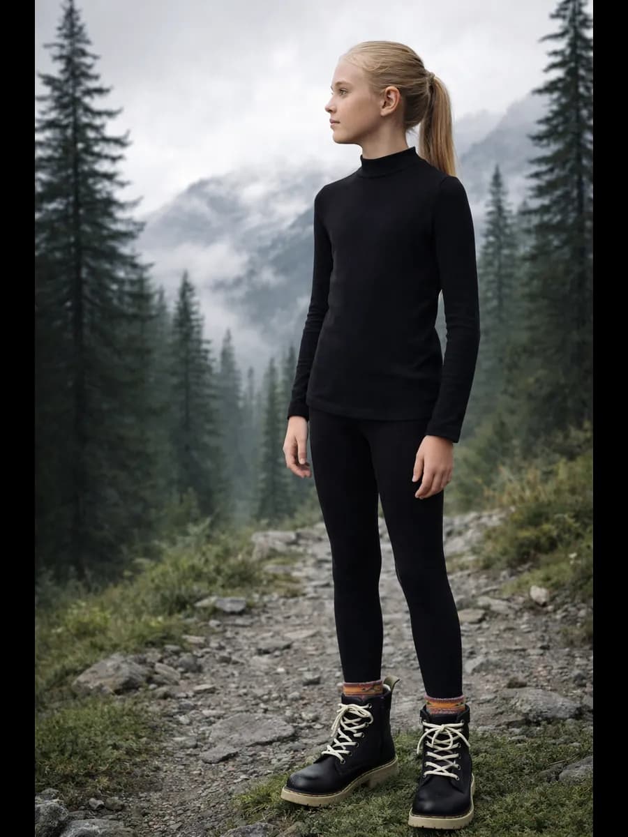 Водолазка базовая теплая термо на зиму