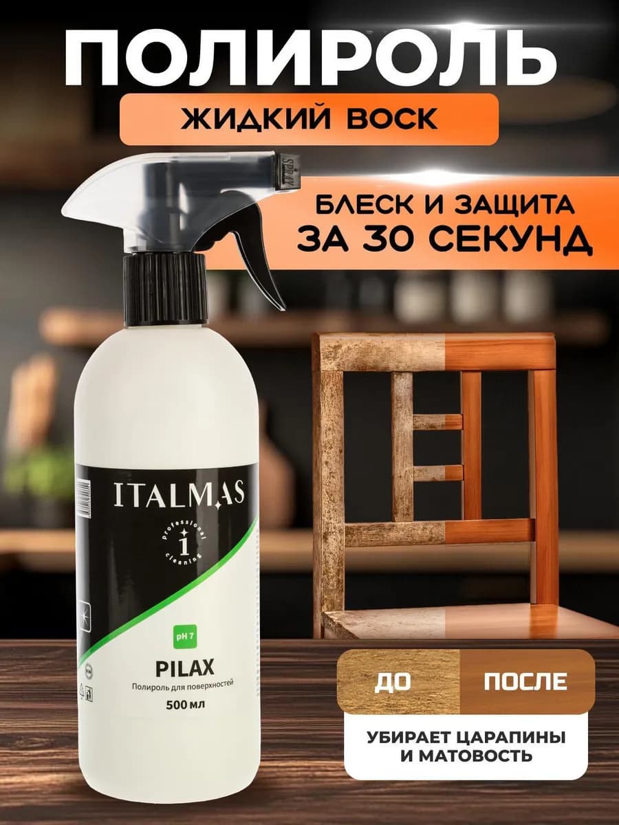 Полироль для мебели и пластика автомобиля