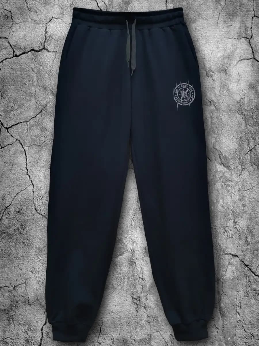 Спортивные штаны мужские синие брюки трико домашние летние