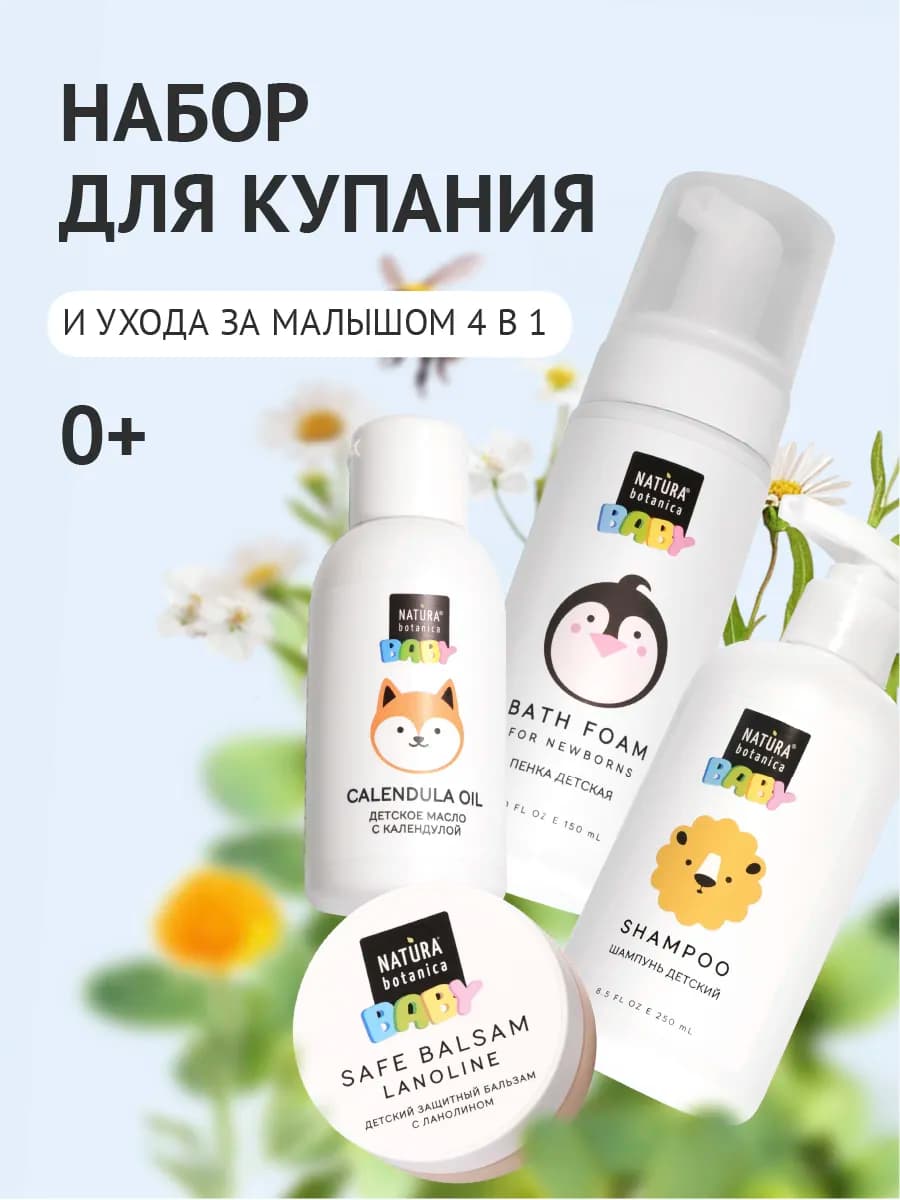 Подарочный набор косметики для новорожденных