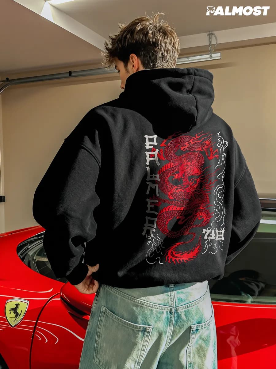 Худи оверсайз с принтом аниме кофта y2k