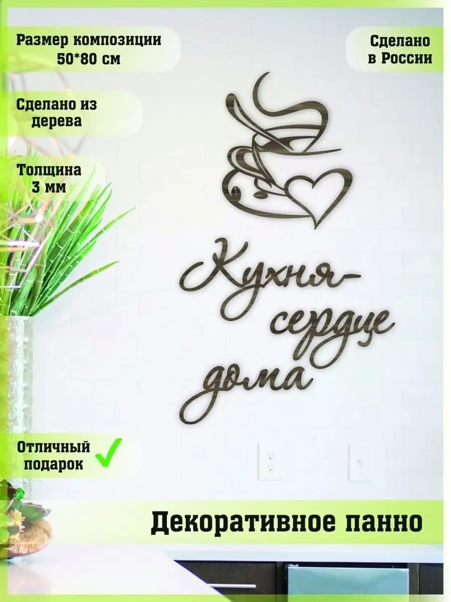 Декор на стену для кухни - фото 1