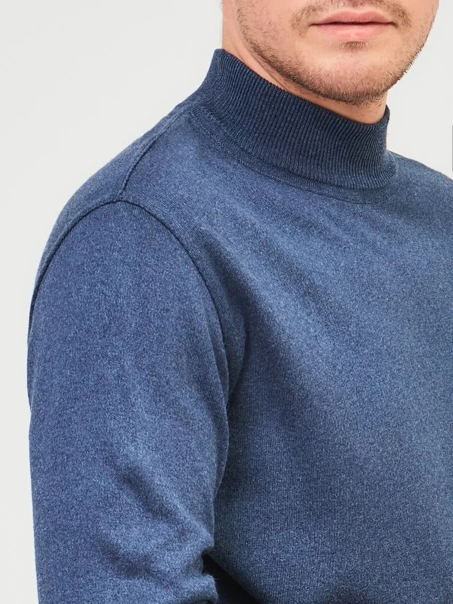 Водолазка с горлом теплая шерстяная