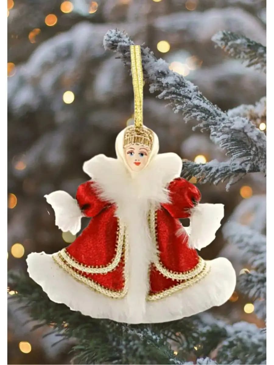 Новогодняя елочная игрушка ручной работы