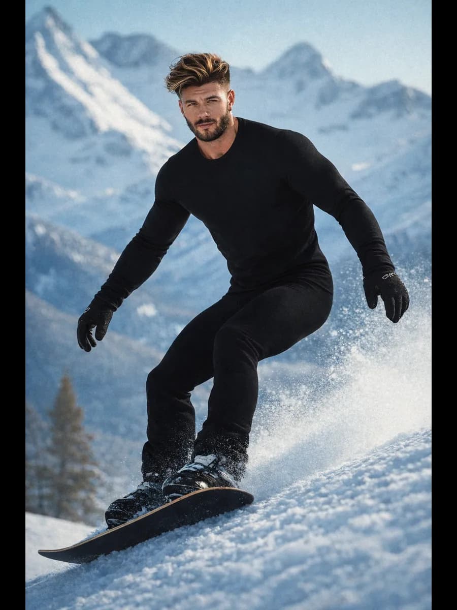 Термобелье мужское лонгслив нательное - фото 1