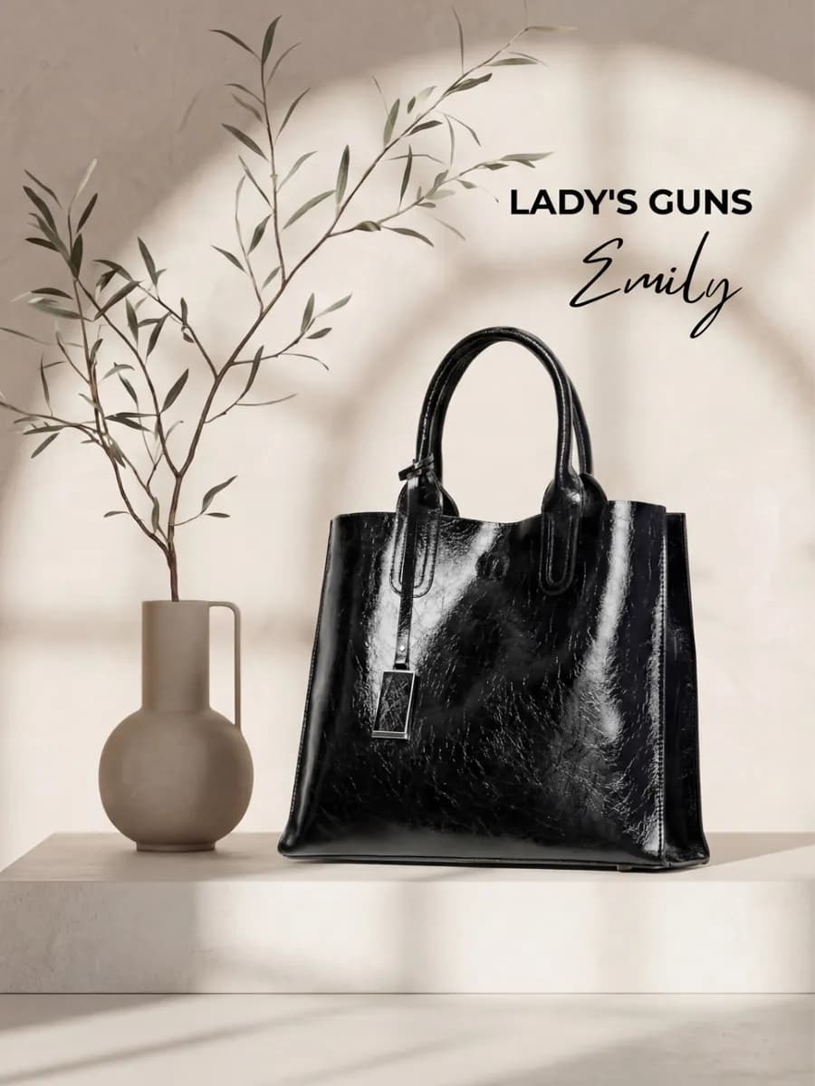 Сумка - тоут EMILY средняя из натуральной кожи