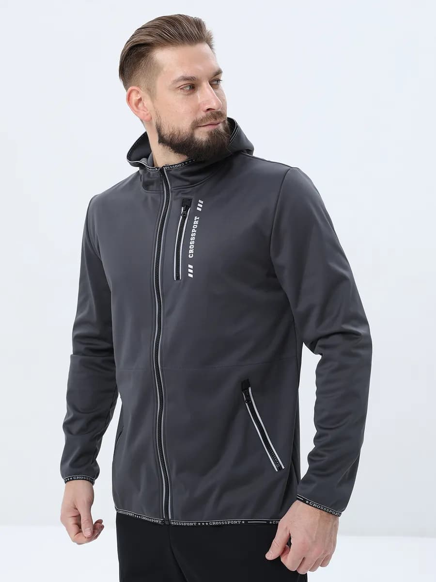 Куртка спортивная беговая, для лыж и тренировок - фото 1