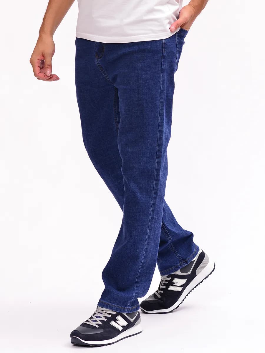 Джинсы мужские классические прямые - фото 1