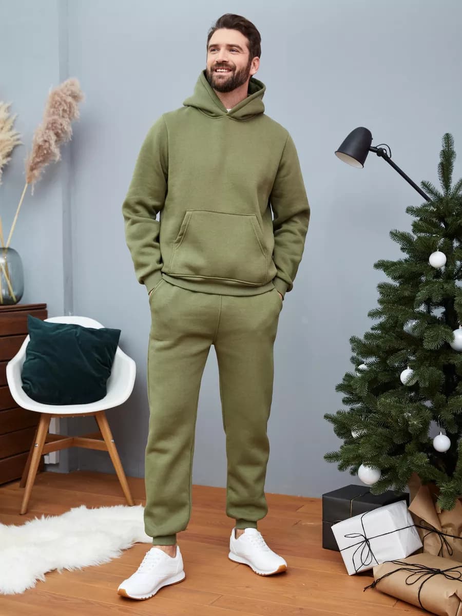 Спортивный костюм теплый с начесом