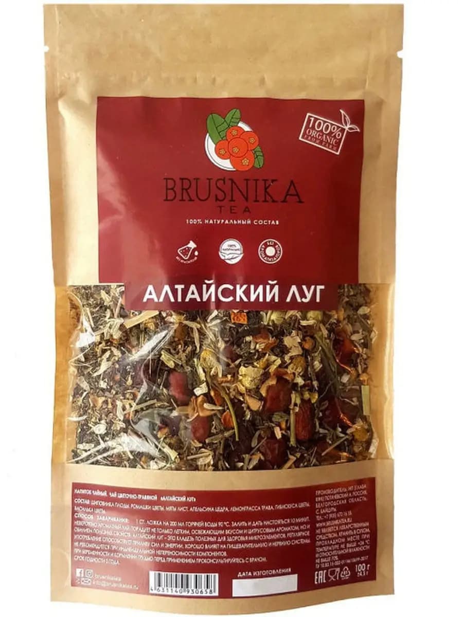 Чай цветочно-травяной Алтайский луг 100 гр