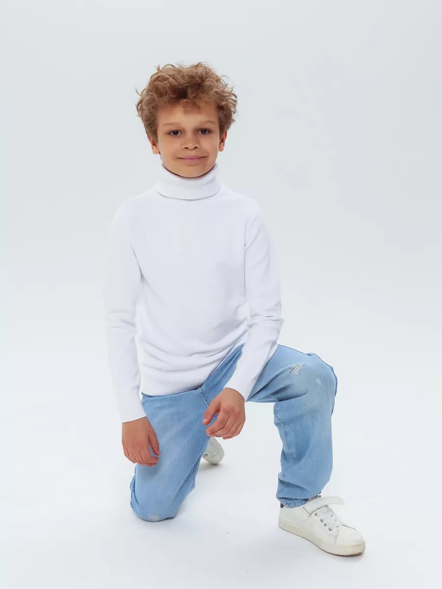 Водолазка с горлом теплая