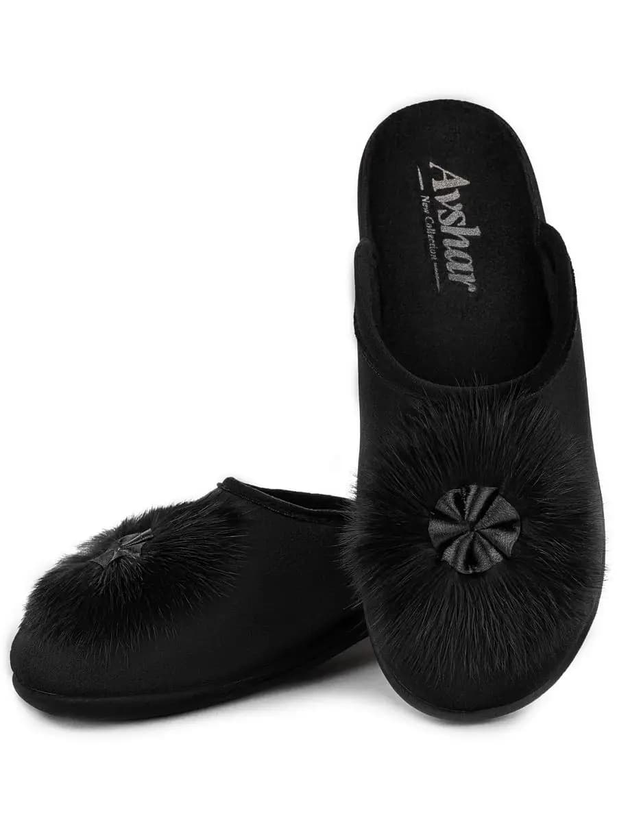 Тапочки домашние на танкетке