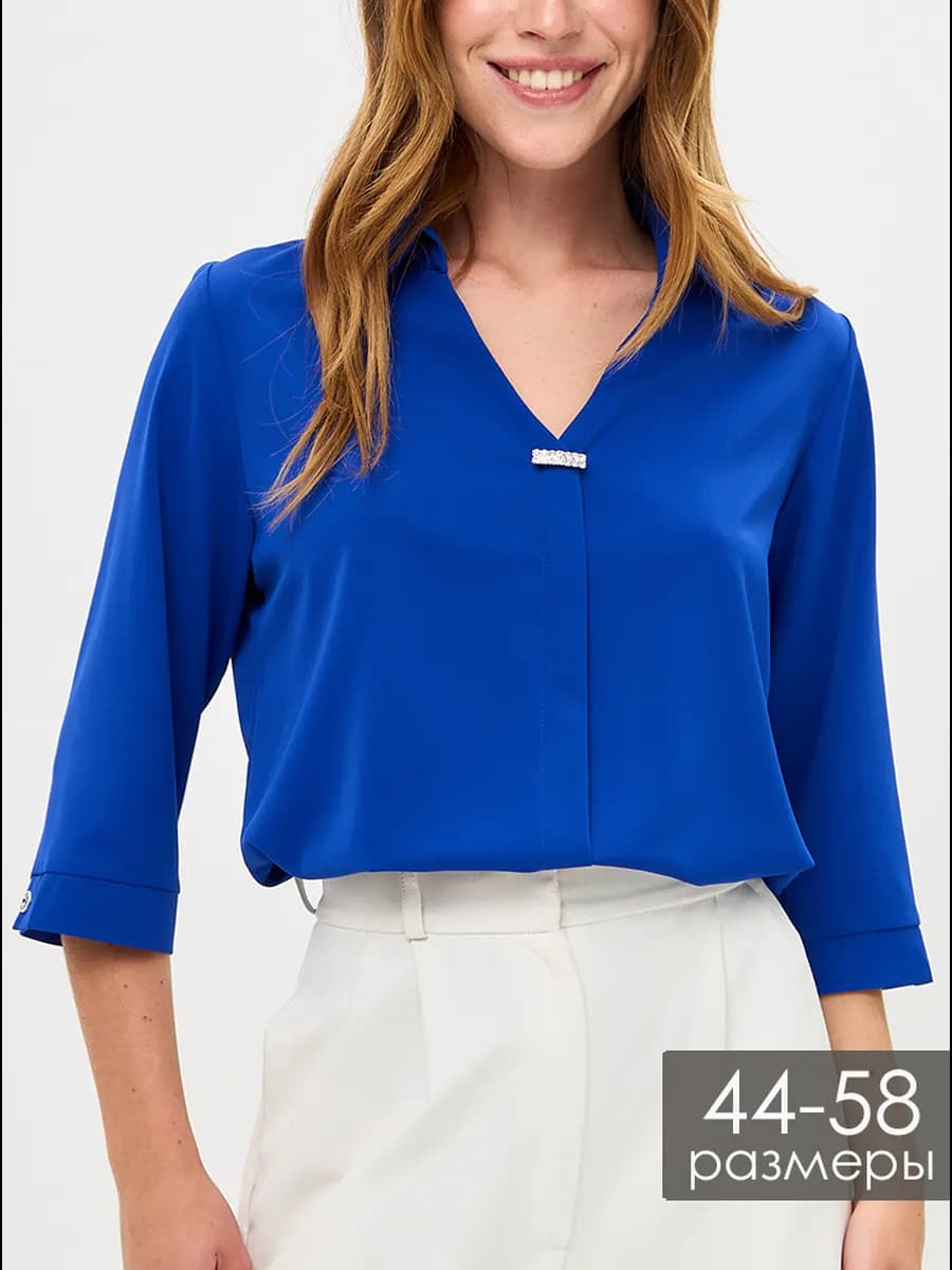 Блузка нарядная офисная больших размеров
