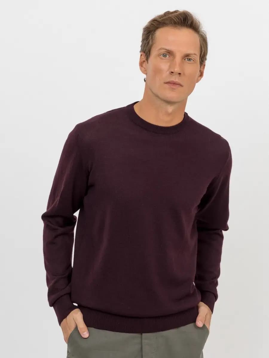 Джемпер вязаный пуловер тонкий - фото 1