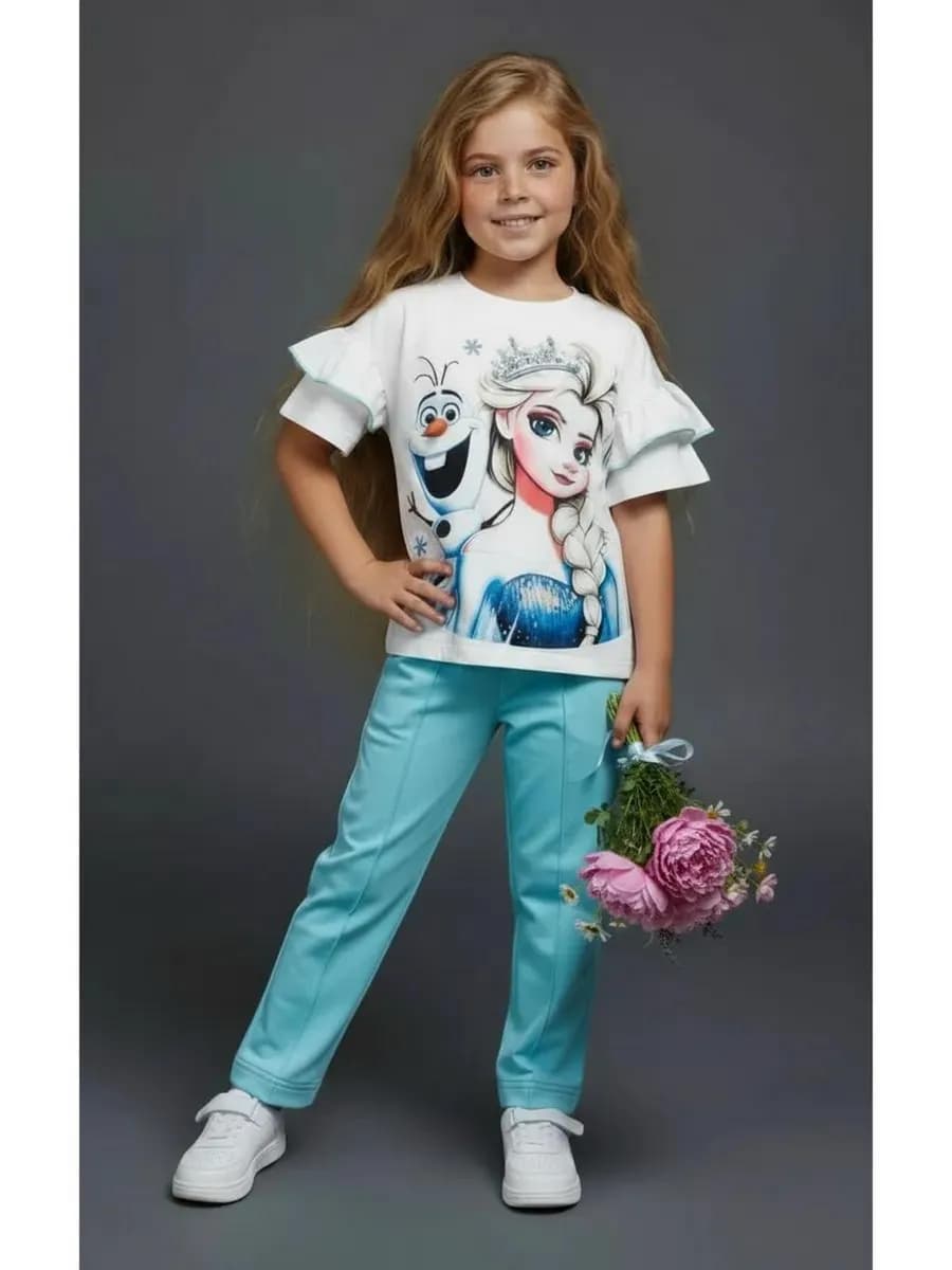 Костюм для девочки Эльза холодное сердце - фото 1