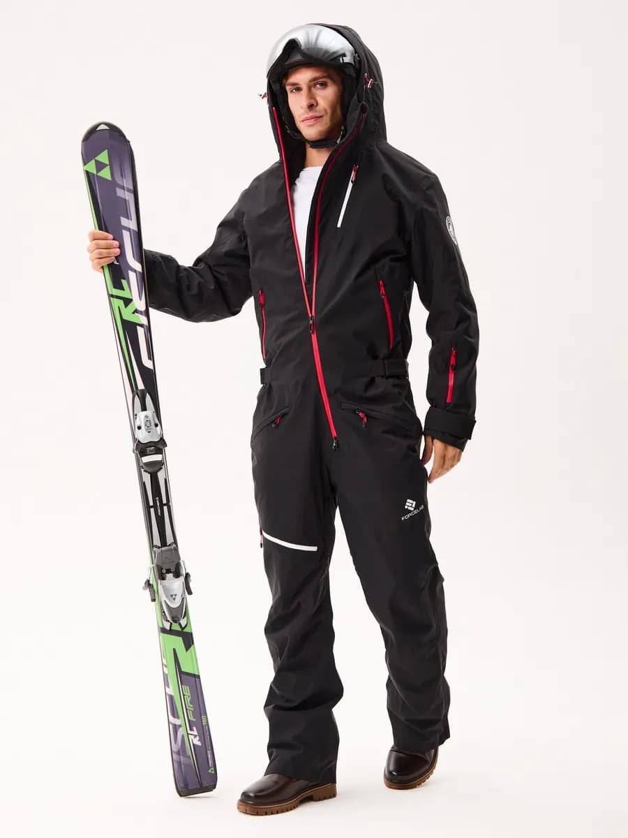 Комбинезон горнолыжный с капюшоном