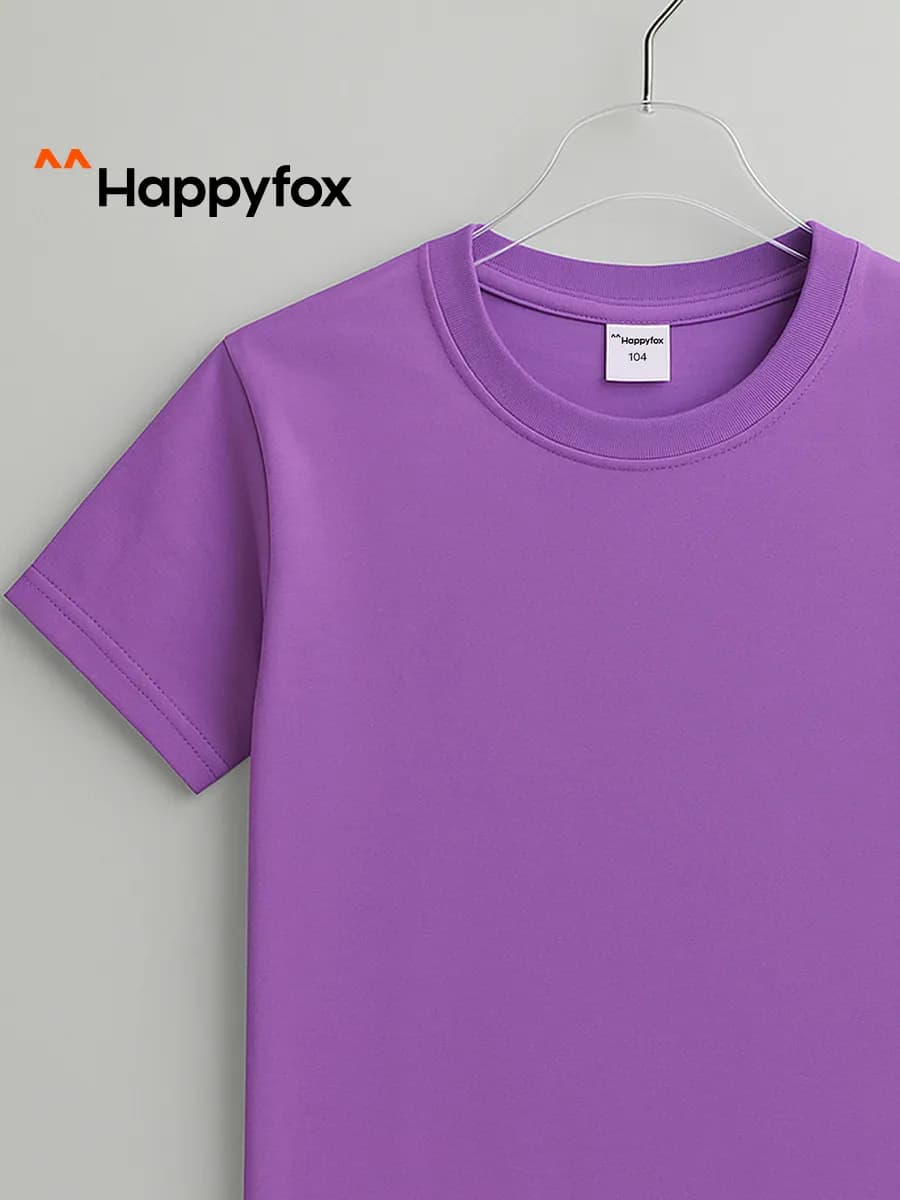 Футболка базовая детская хлопок школьная