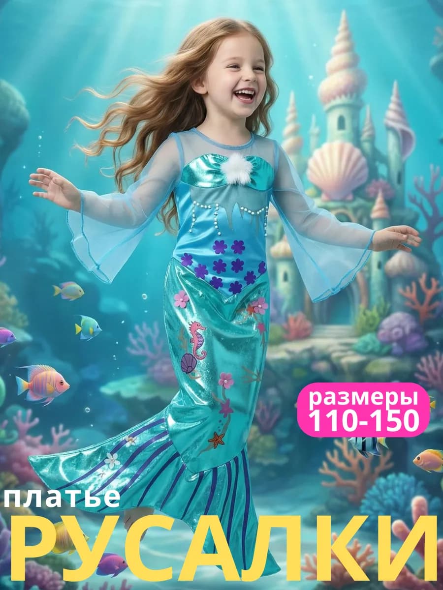 Карнавальный костюм Русалочки