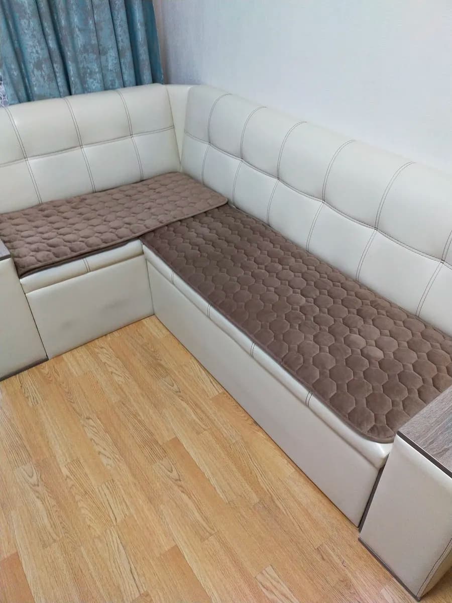 Накидки на диван угловой кухонный