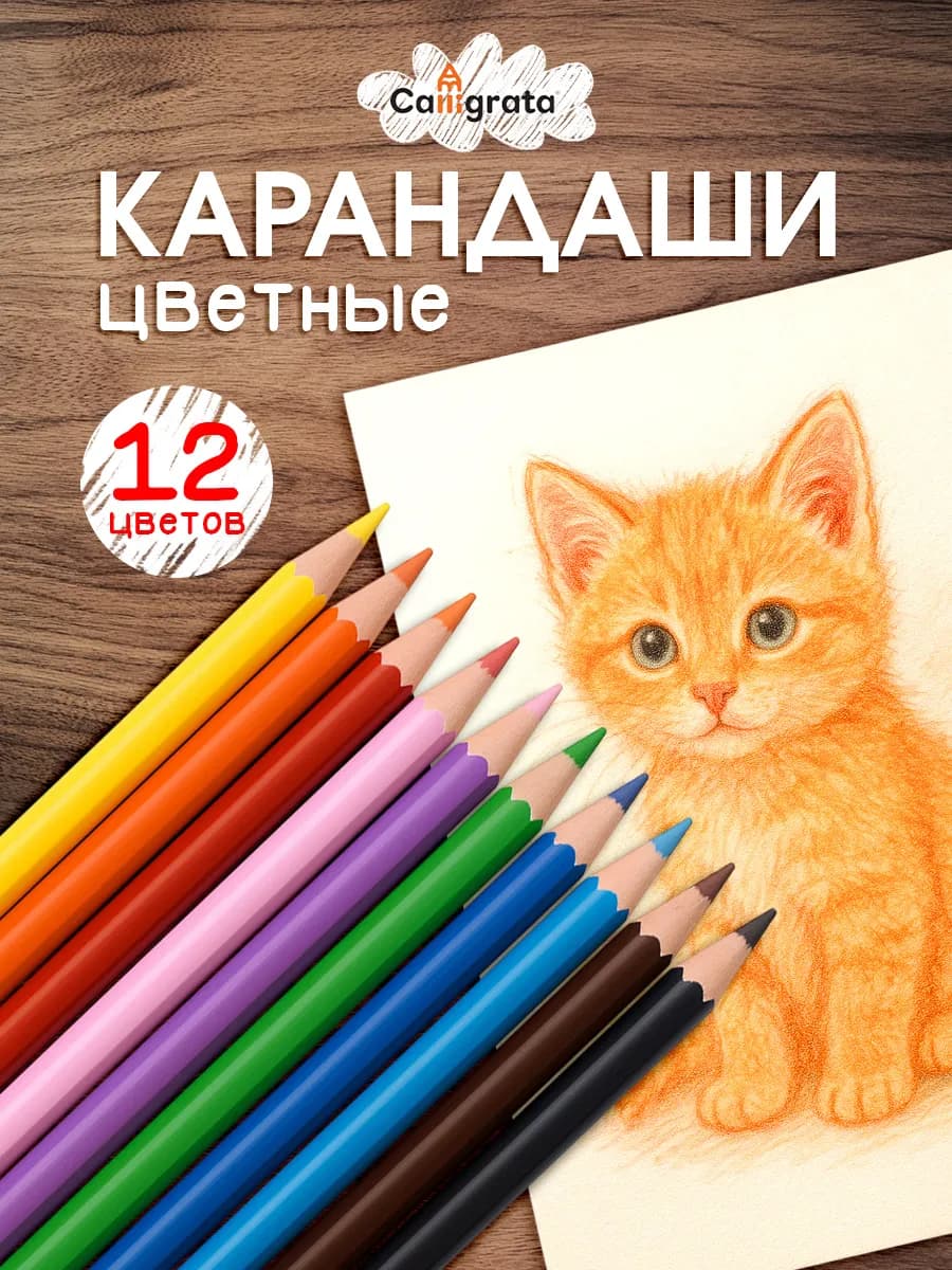 Карандаши цветные для рисования