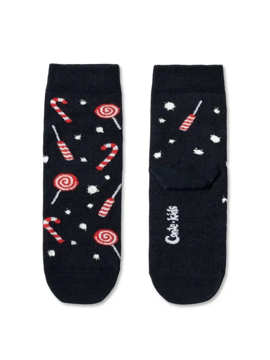 Носки новогодние для малыша с принтом