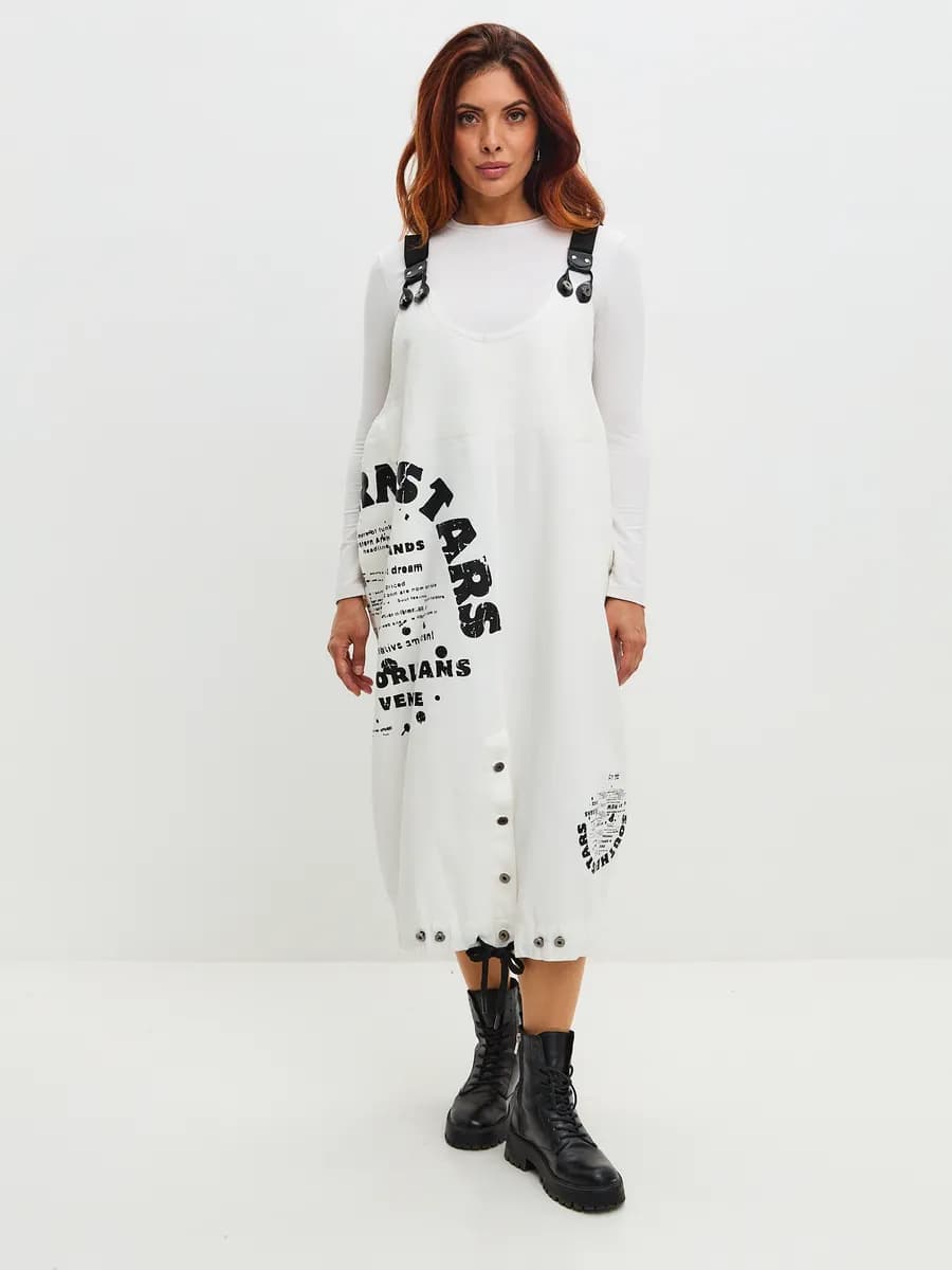 Сарафан джинсовый оверсайз большой размер