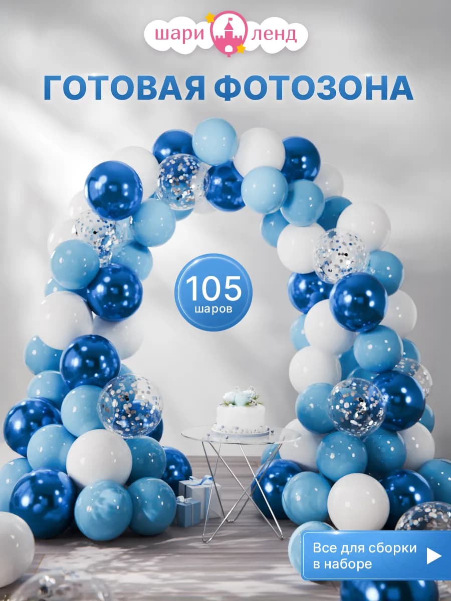 Набор воздушных шаров для фотозоны
