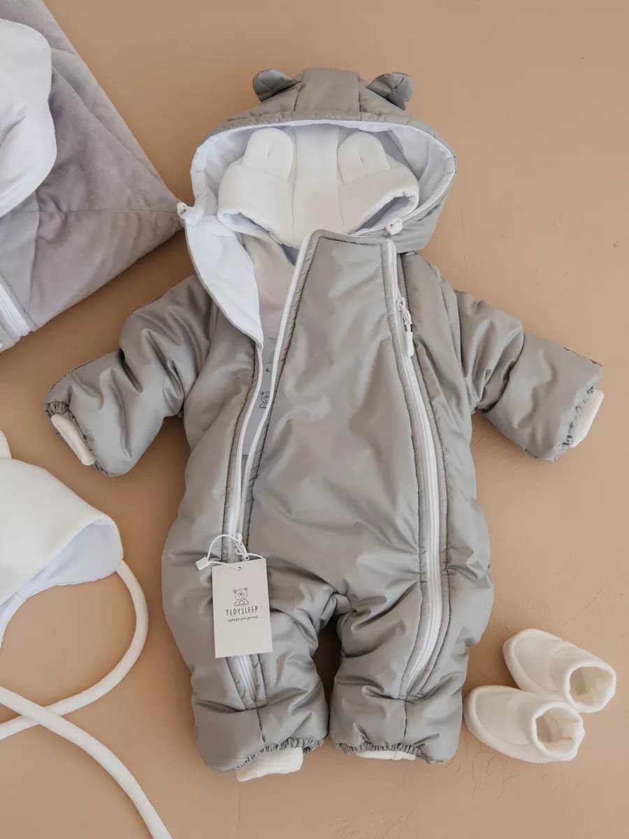 Осенний комбинезон для малыша и новорожденных