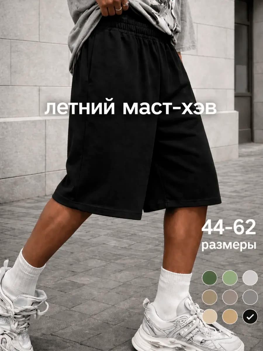 Шорты летние спортивные трикотажные
