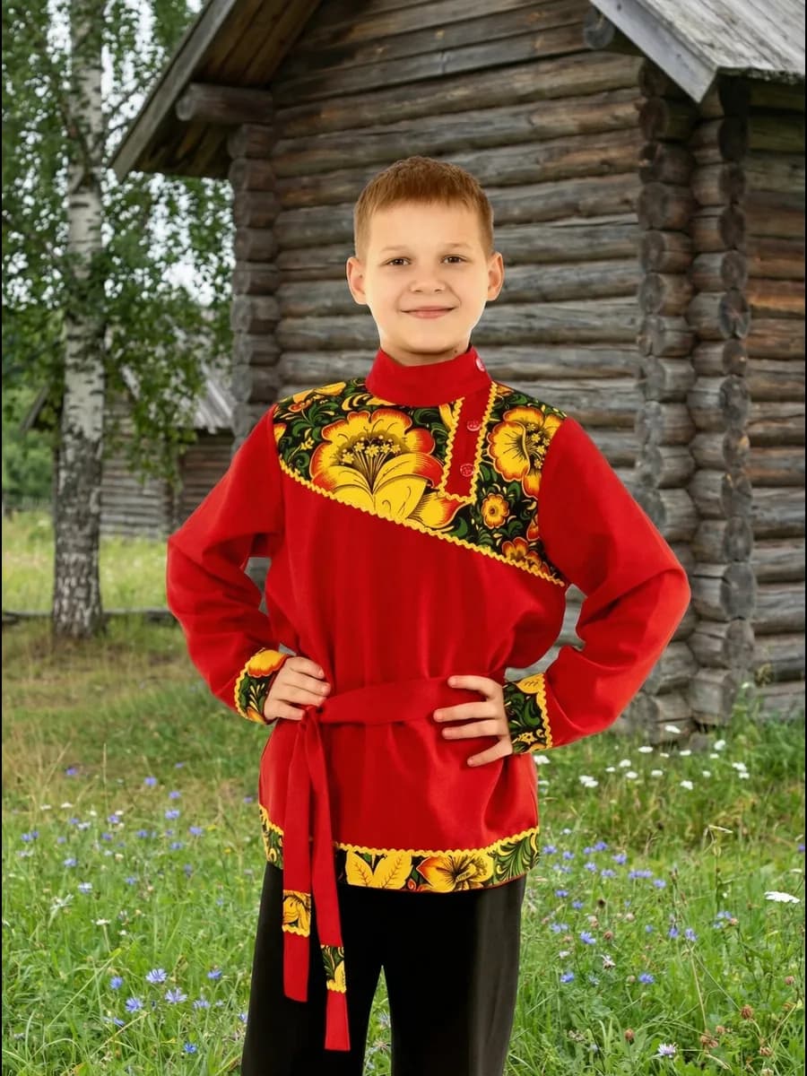 Рубашка косоворотка русская