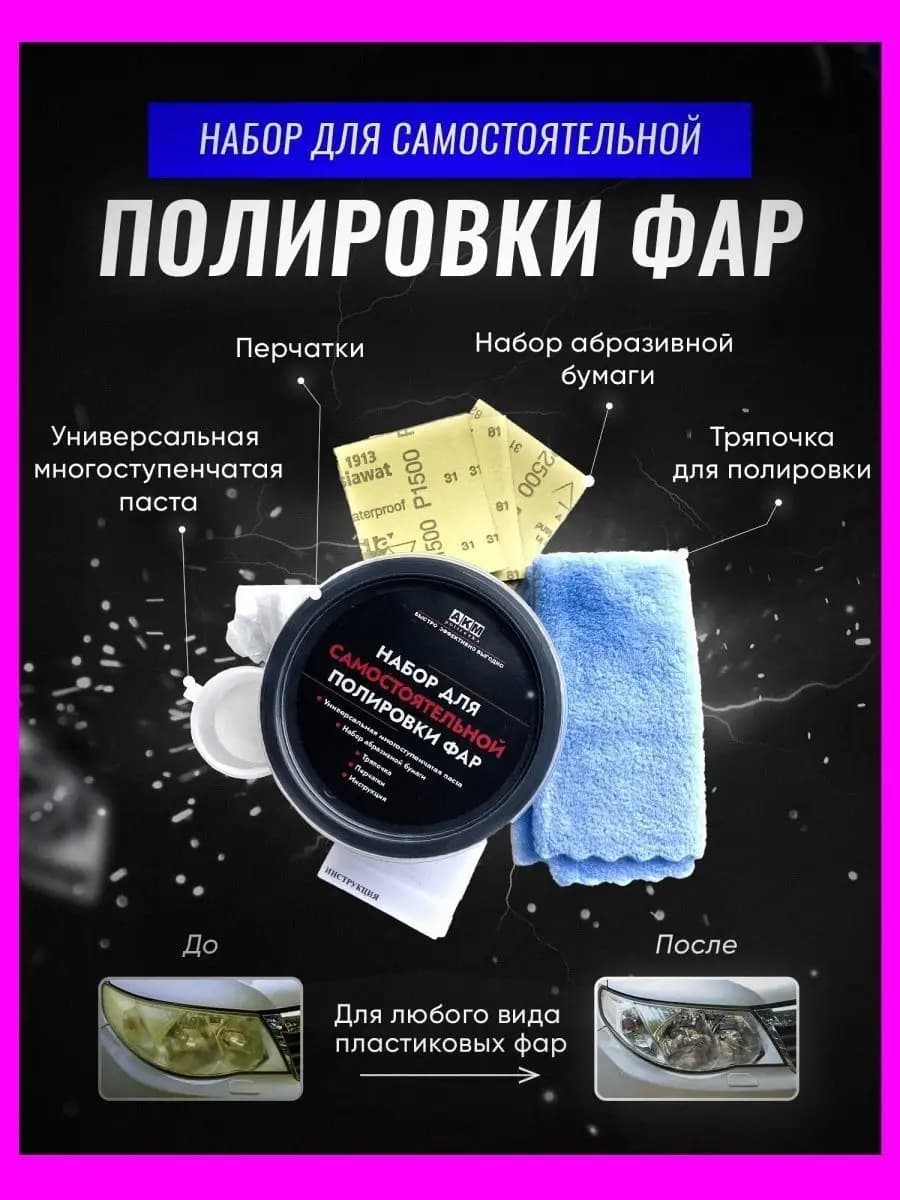 Полировка фар