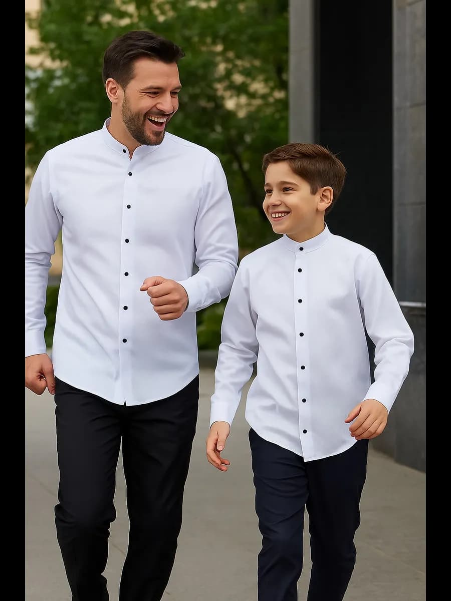 Рубашка на кнопках приталенная Турция